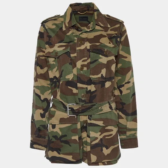 ❤️Saint Laurent Love Camo Utility Jacket❤️ - Picture 2 of 4